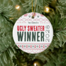 Search for ugly ornaments Ugly sweater contest