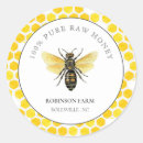 Search for honey bee product labels Pure raw honey