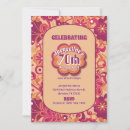 Search for psychedelic birthday invitations 70's