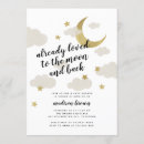 Search for moon and back baby shower invitations Modern