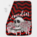 Search for goth baby blankets Skull