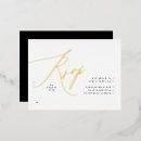 Search for gold foil rsvp cards Elegant