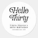Search for hello stickers Thirty