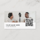 Search for podcast business cards Voice actor
