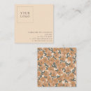 Search for flower shape business cards Professional