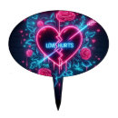 Search for neon cake toppers Blue