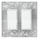 Search for silver and gold light switch covers Glitter
