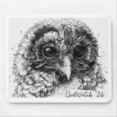 Search for owl mousepads Bird