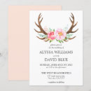 Search for deer antler wedding invitations Antlers