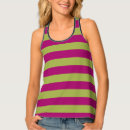 Search for pink striped tank tops Green