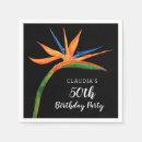 Search for bird paradise napkins Hawaiian