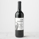 Search for funeral wine labels Black and white