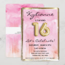 Search for super girl invitations Watercolor