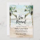 Search for beach vow renewal invitations Modern