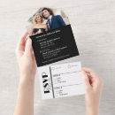 Search for black and white affair invitations Trendy