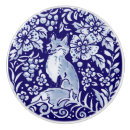 Search for navy blue knobs and pulls William morris