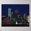 Search for dallas skyline posters Night