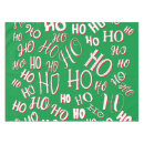 Search for red and white tablecloths Santa