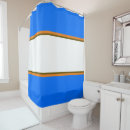 Search for blue and orange shower curtains Colorful