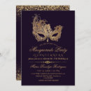 Search for purple masquerade invitations Ball