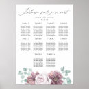 Search for flower wedding seating charts Eucalyptus leaves