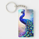 Search for peacock keychains Fantasy