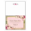 Search for gold place cards Flowers