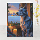 Search for blue heeler holiday cards Pet