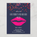 Search for lips invitations Glitter