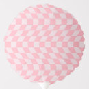 Search for pink gingham balloons Retro