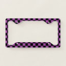 Search for purple license plate frames Abstract