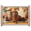 Search for dachshund serving trays pets