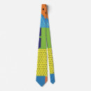 Search for orange and teal ties Abstract
