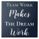 Search for teamwork makes the dream work gifts White lettering