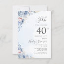 Search for surprise 40th birthday invitations Calligraphy