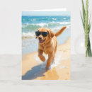Search for beach birthday cards Dog