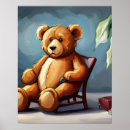 Search for cute teddy bear posters Watercolor