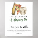 Search for baby is brewing diaper raffle Watercolor