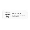 Search for future mr and mrs return address labels Minimal