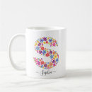 Search for letter s mugs Flowers