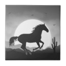 Search for horse tiles black and white