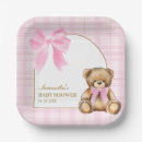 Search for teddy bear baby shower plates We can bearly wait