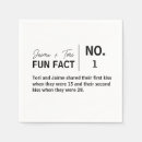 Search for fun fact wedding napkins Funny