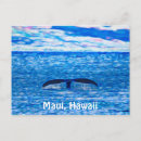 Search for whale postcards hawaii