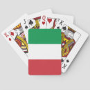 Search for italian playing cards Flag of italy