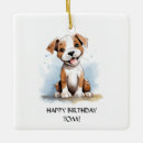 Search for pitbull ornaments Happy