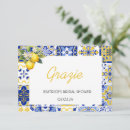 Search for italian thank you cards Italian bridal shower