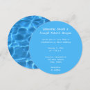 Search for pool wedding invitations Water