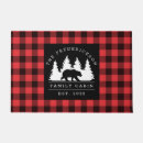 Search for cabin doormats Buffalo plaid