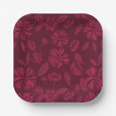Search for burgundy paper plates Bridal shower tableware
